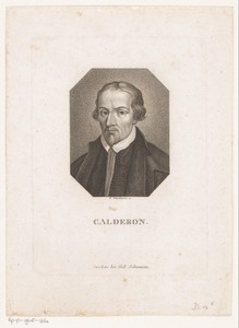 Portret van Pedro Calderón de la Barca