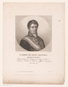 Portret van Pedro de Sousa Holstein, hertog van Palmela