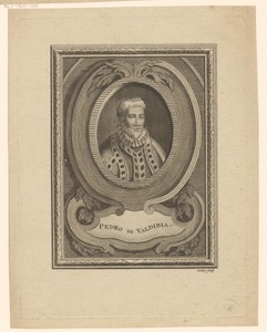 Portret van Pedro de Valdivia