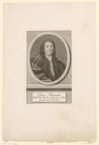 Portret van Peter Ahlwardt