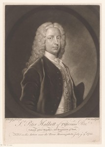 Portret van Peter Halkett