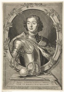 Portret van Peter I de Grote, tsaar van Rusland
