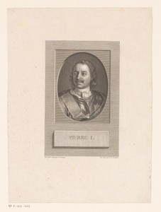 Portret van Peter I de Grote, tsaar van Rusland