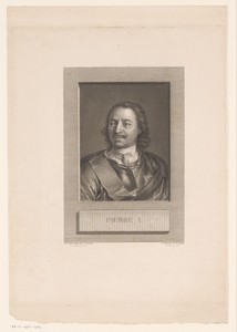 Portret van Peter I de Grote, tsaar van Rusland