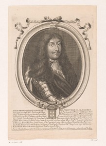 Portret van Peter II, koning van Portugal