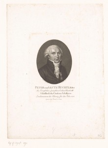Portret van Peter Josef Glutz
