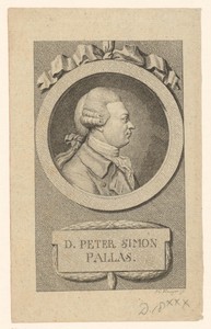 Portret van Peter Simon Pallas