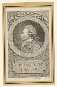 Portret van Peter Simon Pallas