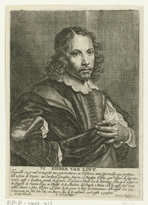 Portret van Peter van Lint