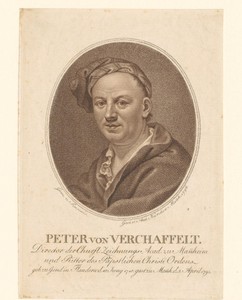 Portret van Peter von Verschaffelt
