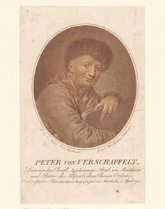 Portret van Peter von Verschaffelt