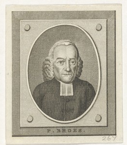 Portret van Petrus Broes