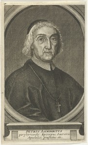 Portret van Petrus Lambertus