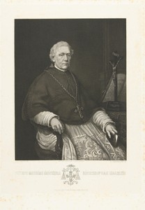 Portret van Petrus Mathias Snickers, bisschop van Haarlem