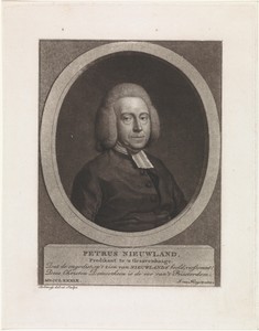 Portret van Petrus Nieuwland