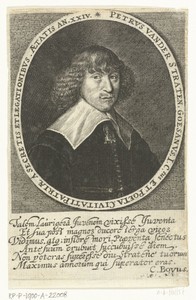 Portret van Petrus van der Straten op 24-jarige leeftijd