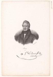 Portret van Philibert Joseph Roux