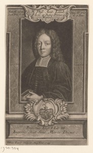 Portret van Philipp Anton Laub