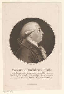 Portret van Philipp Ernst Spiess