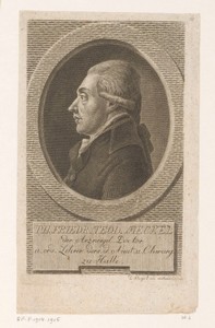 Portret van Philipp Friedrich Theodor Meckel