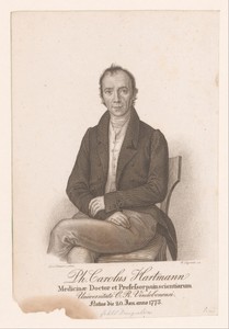 Portret van Philipp Karl Hartmann