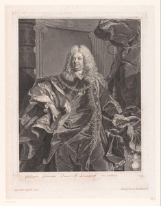 Portret van Philipp Ludwig Wenzel von Sinzendorf