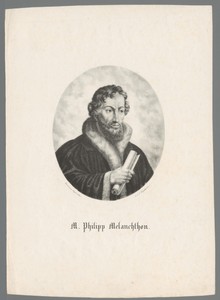 Portret van Philipp Melanchthon