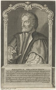 Portret van Philipp Melanchthon