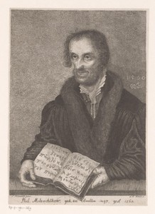 Portret van Philipp Melanchthon