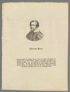 Portret van Philipp Peter Roos