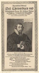 Portret van Philipp Weber op 32-jarige leeftijd