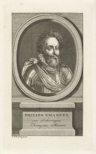 Portret van Philippe-Emmanuel de Lorraine, hertog van Mercoeur