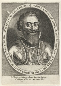 Portret van Philippe-Emmanuel de Lorraine hertog van Mercœur