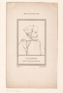 Portret van Philippe Villiers de l'Isle Adam