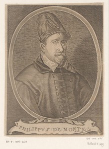 Portret van Philippus De Monte