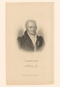 Portret van Pierre André Latreille