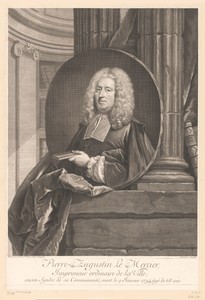 Portret van Pierre-Augustin Le Mercier