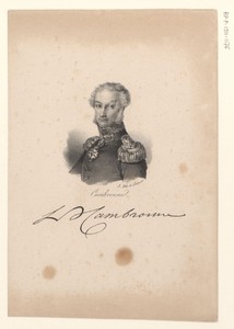 Portret van Pierre Cambronne