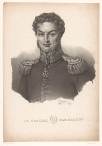 Portret van Pierre Cambronne