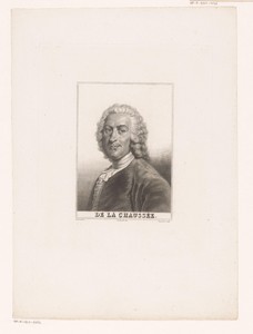 Portret van Pierre-Claude Nivelle de La Chaussée