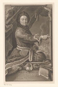 Portret van Pierre Louis Maupertuis