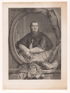 Portret van Pierre Mayeur, abt van Clairvaux