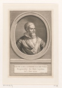 Portret van Pieter Adriaansz. van der Werf