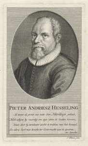 Portret van Pieter Andriesz Hesseling