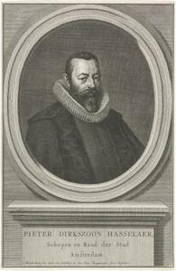 Portret van Pieter Dirkszoon Hasselaer