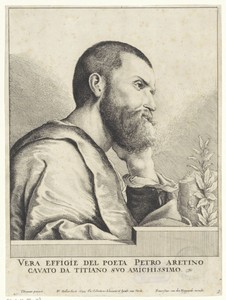 Portret van Pietro Aretino