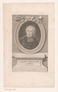 Portret van Pietro Metastasio
