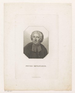Portret van Pietro Metastasio