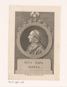 Portret van Pius VI