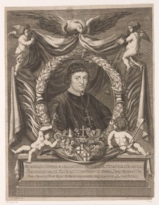 Portret van Placidus, vorst-abt van Fulda